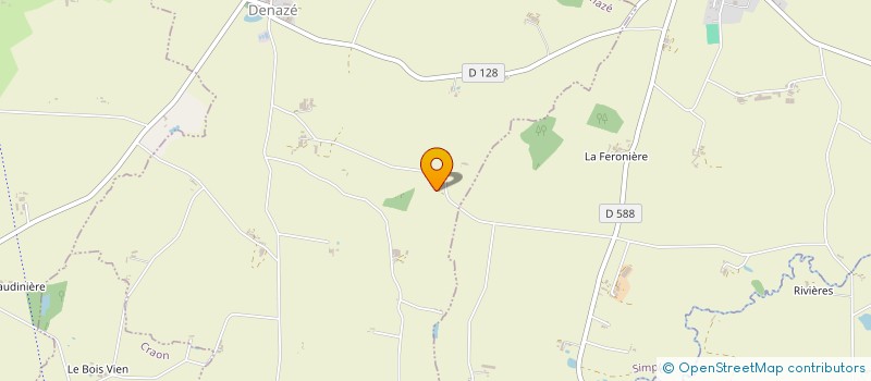 localisation de l'entreprise EARL LA CORBINIERE  DENAZE