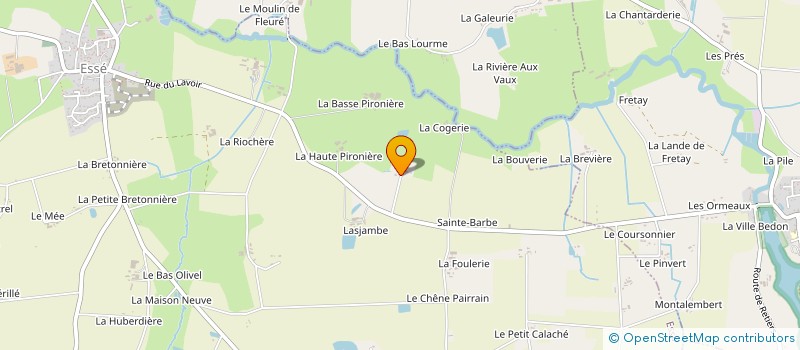 localisation de l'entreprise EARL LA CORNILLERE à CHANTELOUP