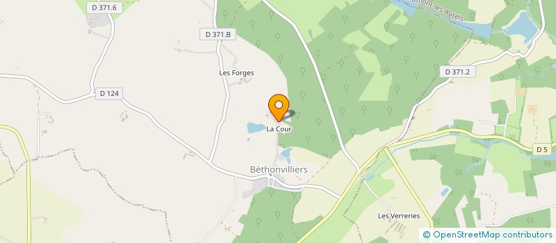 localisation de l'entreprise EARL LA COUR (TESSIER) à BETHONVILLIERS