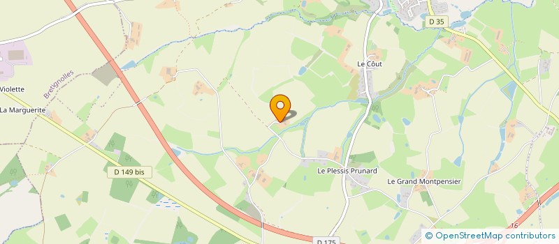 localisation de l'entreprise EARL LA COURPIERE à BRESSUIRE