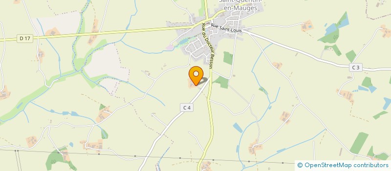 localisation de l'entreprise EARL LA CROCHERIE à MONTREVAULT-SUR-EVRE