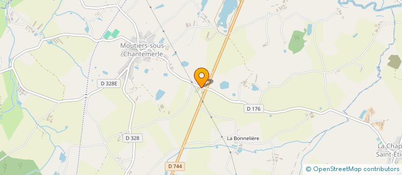localisation de l'entreprise EARL LA CROIX à MONCOUTANT-SUR-SEVRE