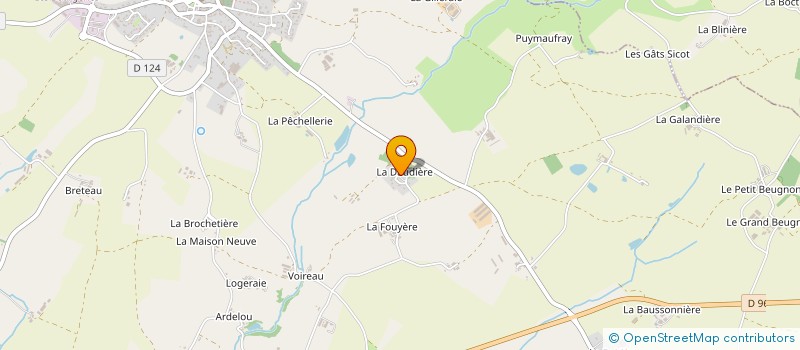 localisation de l'entreprise EARL LA DAUDIERE  LE BOUPERE