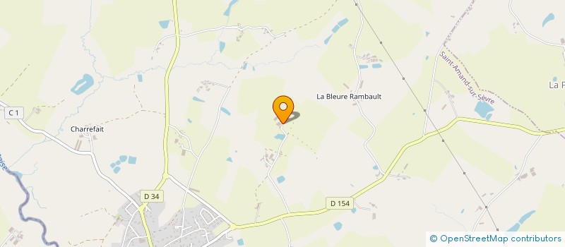 localisation de l'entreprise EARL LA DENIZIERE à SAINT-AMAND-SUR-SEVRE