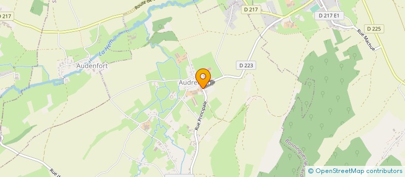 localisation de l'entreprise EARL LA DETENTE  AUDREHEM
