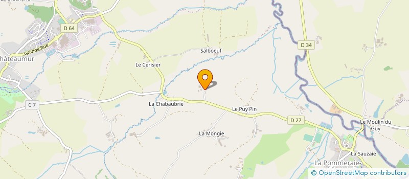 localisation de l'entreprise EARL LA DORAIRE à SEVREMONT