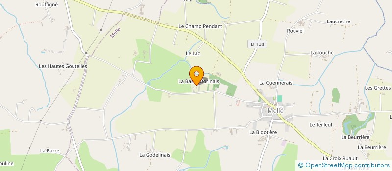 localisation de l'entreprise EARL LA DORINAIS à MELLE