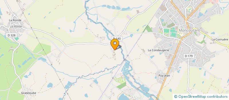 localisation de l'entreprise EARL LA DORTIERE  LA FORET-SUR-SEVRE