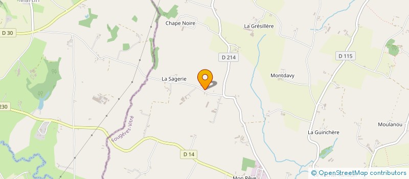 localisation de l'entreprise EARL LA FARULAIS à SAINT-GEORGES-DE-REINTEMBAULT