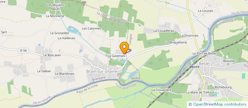 localisation de l'entreprise EARL LA FAVRAIS à LANGON