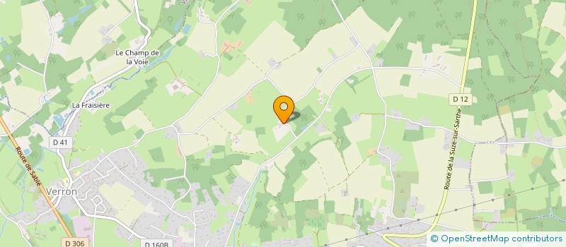 localisation de l'entreprise EARL LA FERGONNIERE à BAZOUGES CRE SUR LOIR