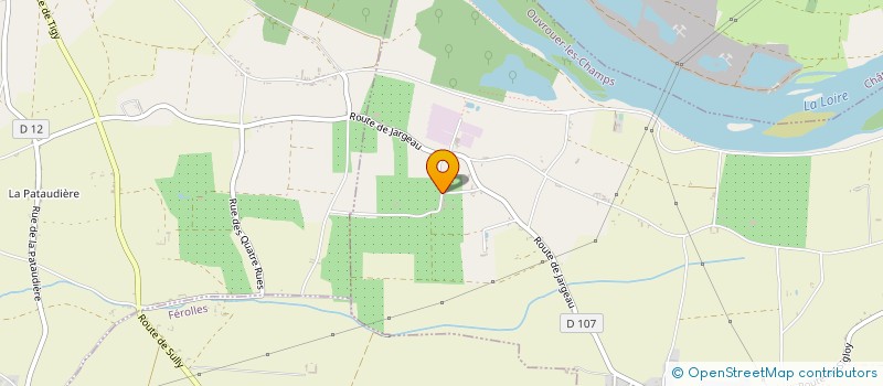 localisation de l'entreprise EARL LA FERME AUX ABEILLES à OUVROUER-LES-CHAMPS