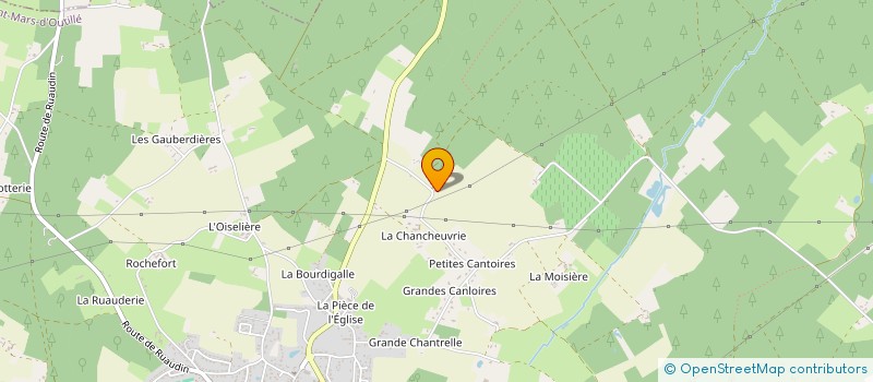 localisation de l'entreprise EARL LA FERME DE BEAUCHENE  LAIGNE EN BELIN