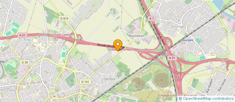 localisation de l'entreprise EARL LA FERME DE BOURCHEUIL  DOURGES