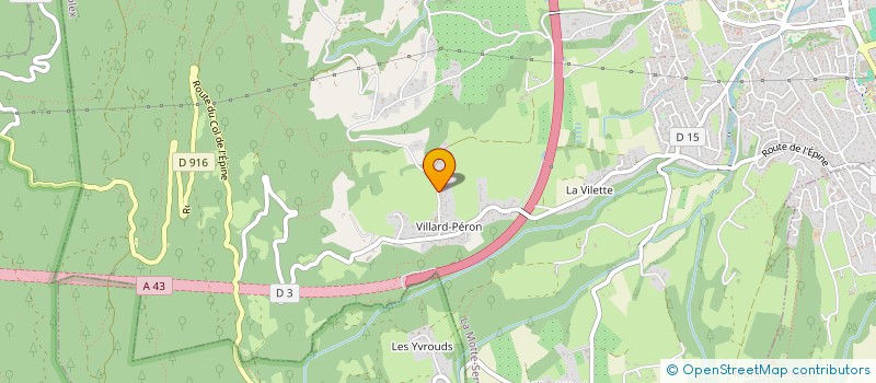 localisation de l'entreprise EARL LA FERME DE COMBETTE  LA MOTTE-SERVOLEX