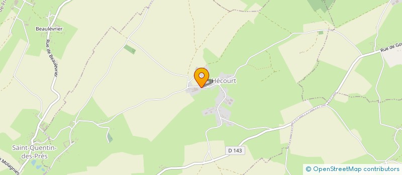 localisation de l'entreprise EARL LA FERME DE LA BADROUILLE  BUICOURT