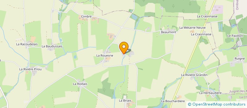 localisation de l'entreprise EARL LA FERME DE LA CHAMPELIERE à SAINT-JULIEN-DE-VOUVANTES
