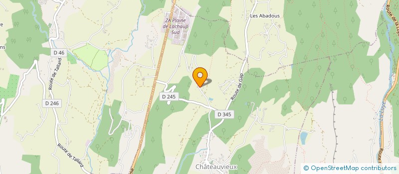 localisation de l'entreprise EARL LA FERME DE LA PLAINE à CHATEAUVIEUX