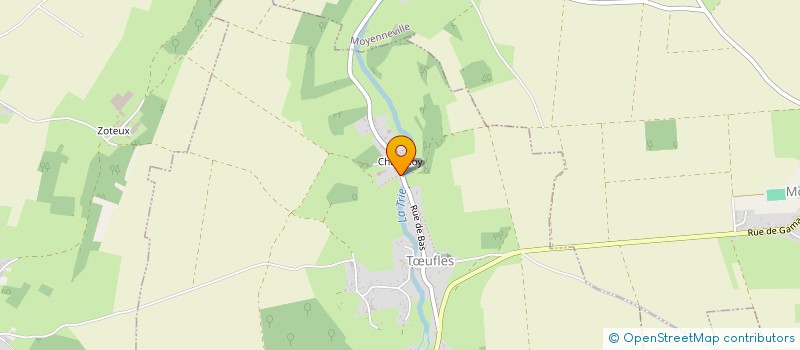 localisation de l'entreprise EARL LA FERME DE LA TRIE  TUFLES