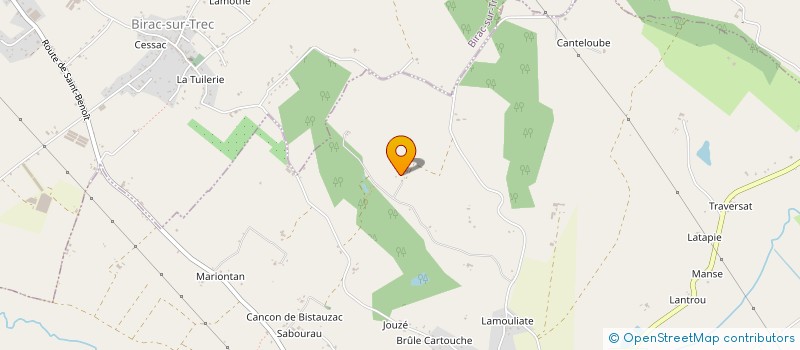 localisation de l'entreprise EARL LA FERME DE LADEVEZE à GONTAUD-DE-NOGARET