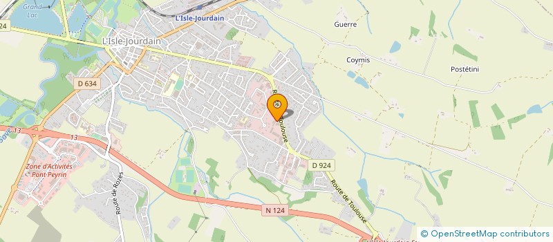 localisation de l'entreprise EARL LA FERME DE LAS CRABERES à L'ISLE-JOURDAIN