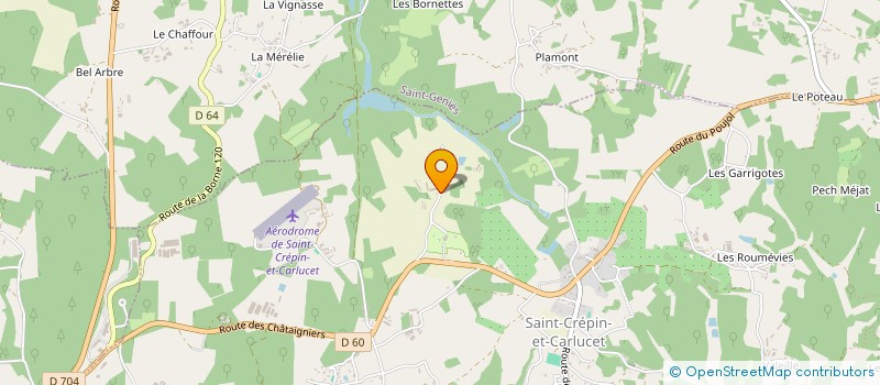 localisation de l'entreprise EARL LA FERME DE LAVAL à JAYAC