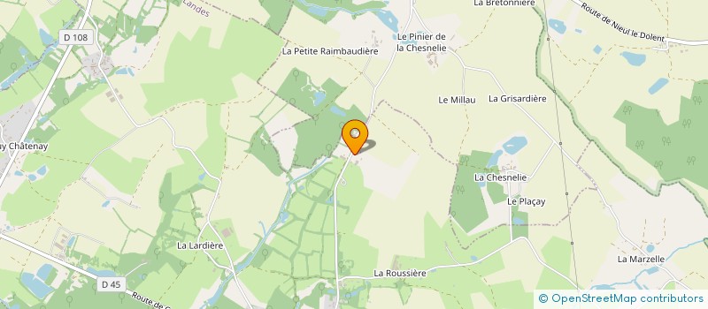 localisation de l'entreprise EARL LA FERME DE LOUANS à SAINT-AVAUGOURD-DES-LANDES
