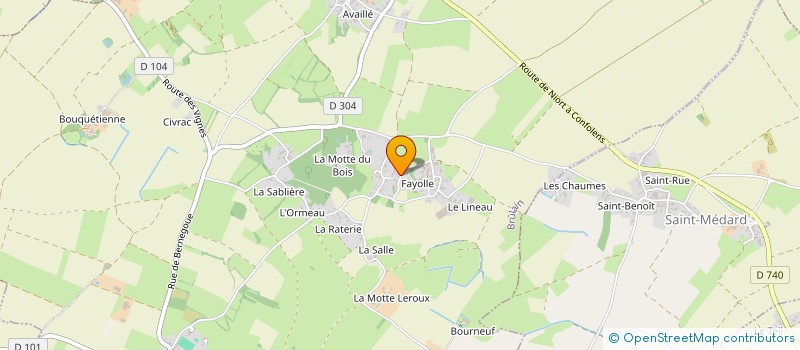 localisation de l'entreprise EARL LA FERME DE LOUJEANNE  BRULAIN