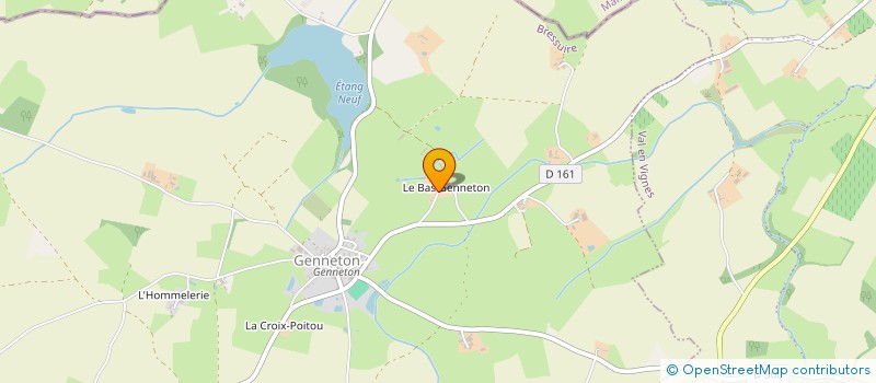 localisation de l'entreprise EARL LA FERME DE MATHURILLE  GENNETON