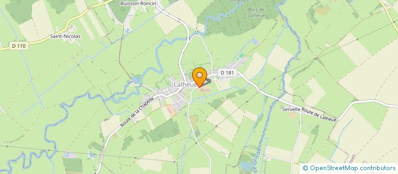 localisation de l'entreprise EARL LA FERME DE PAPA  LALHEUE