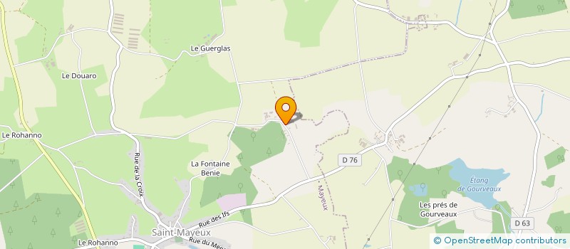 localisation de l'entreprise EARL LA FERME DE QUENIQUERN  SAINT-MAYEUX