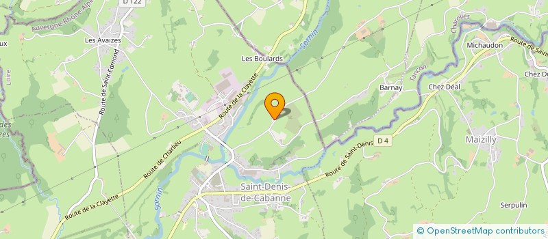 localisation de l'entreprise EARL LA FERME DE ROCHEMOND  SAINT-DENIS-DE-CABANNE