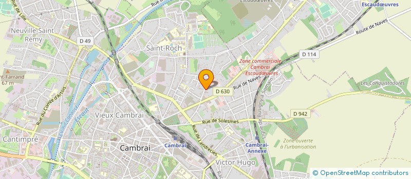 localisation de l'entreprise EARL LA FERME DE SAINT ROCH  CAMBRAI