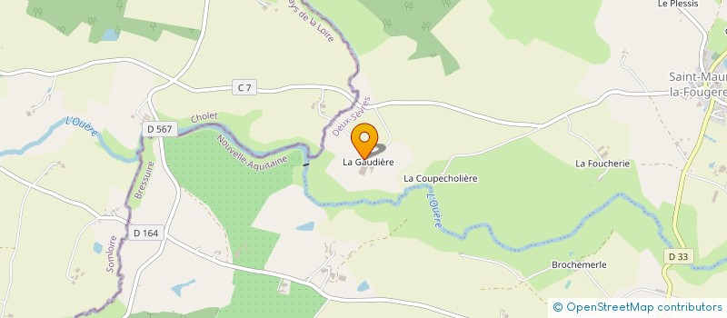 localisation de l'entreprise EARL LA FERME DE TILIGOLO  SAINT MAURICE ETUSSON