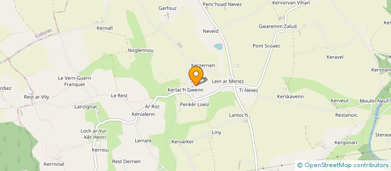 localisation de l'entreprise EARL  LA FERME DE VIZY  LANDELEAU