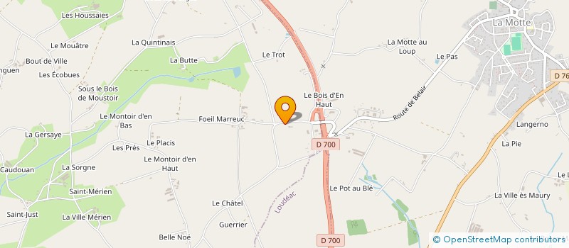 localisation de l'entreprise EARL LA FERME DES 3 ALOUETTES  SAINT-CARADEC