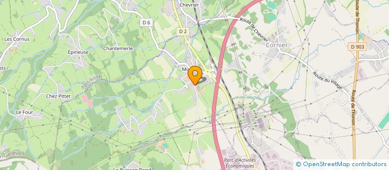 localisation de l'entreprise EARL LA FERME DES 3 QUARTIERS à CORNIER