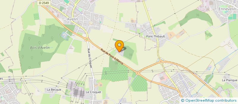 localisation de l'entreprise EARL LA FERME DES ANNEAUX à AVELIN