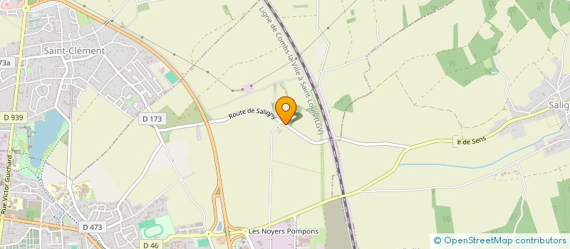 localisation de l'entreprise EARL LA FERME DES BEAUMONTS  SENS