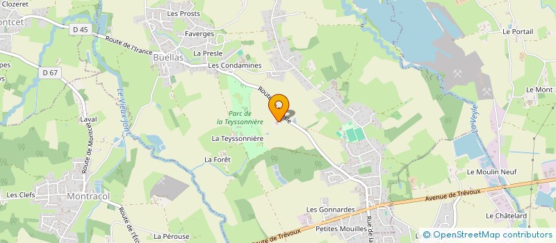 localisation de l'entreprise EARL LA FERME DES BIOUX à BUELLAS