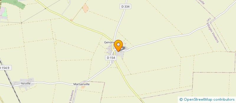 localisation de l'entreprise EARL LA FERME DES CLAIES à LES VILLAGES VOVEENS
