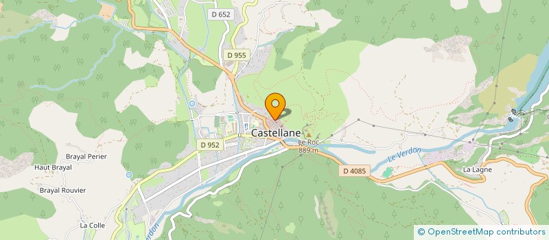 localisation de l'entreprise EARL LA FERME DES CRETES  LA PALUD-SUR-VERDON