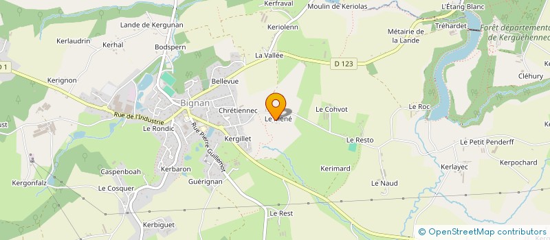 localisation de l'entreprise EARL LA FERME DES MARQUET à RADENAC