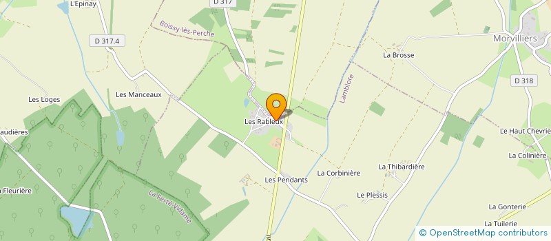 localisation de l'entreprise EARL LA FERME DES RABLEUX à LAMBLORE