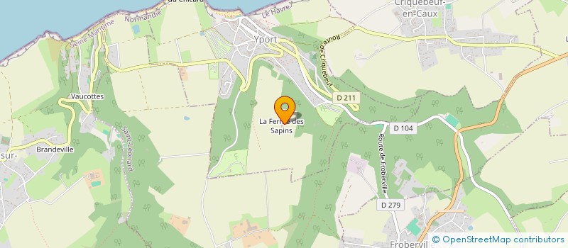 localisation de l'entreprise EARL LA FERME DES SAPINS à YPORT