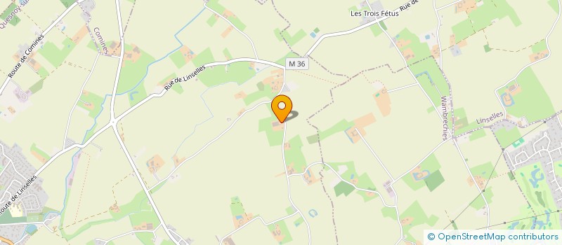 localisation de l'entreprise EARL LA FERME DES TROIS TILLEULS à QUESNOY-SUR-DEULE