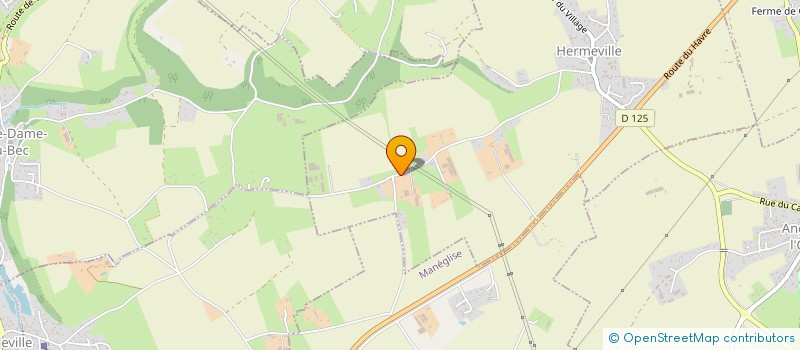 localisation de l'entreprise EARL LA FERME DU CENTRE  HERMEVILLE
