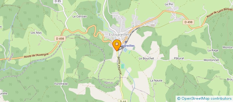 localisation de l'entreprise EARL LA FERME DU COQ GAULOIS à ESTIVAREILLES