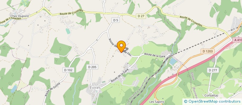 localisation de l'entreprise EARL LA FERME DU CRET à FILLIERE