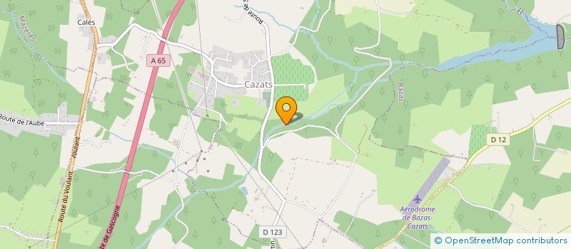 localisation de l'entreprise EARL LA FERME DU GAT  LE NIZAN